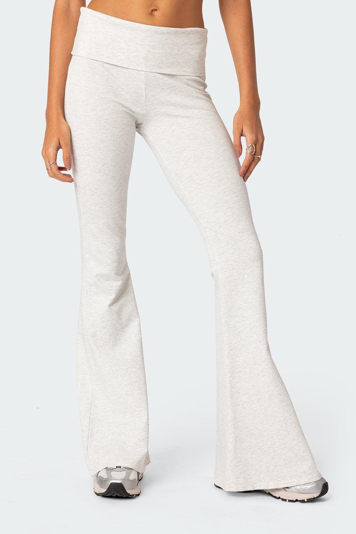 Naomi Fold Over Flared Leggings Product Image