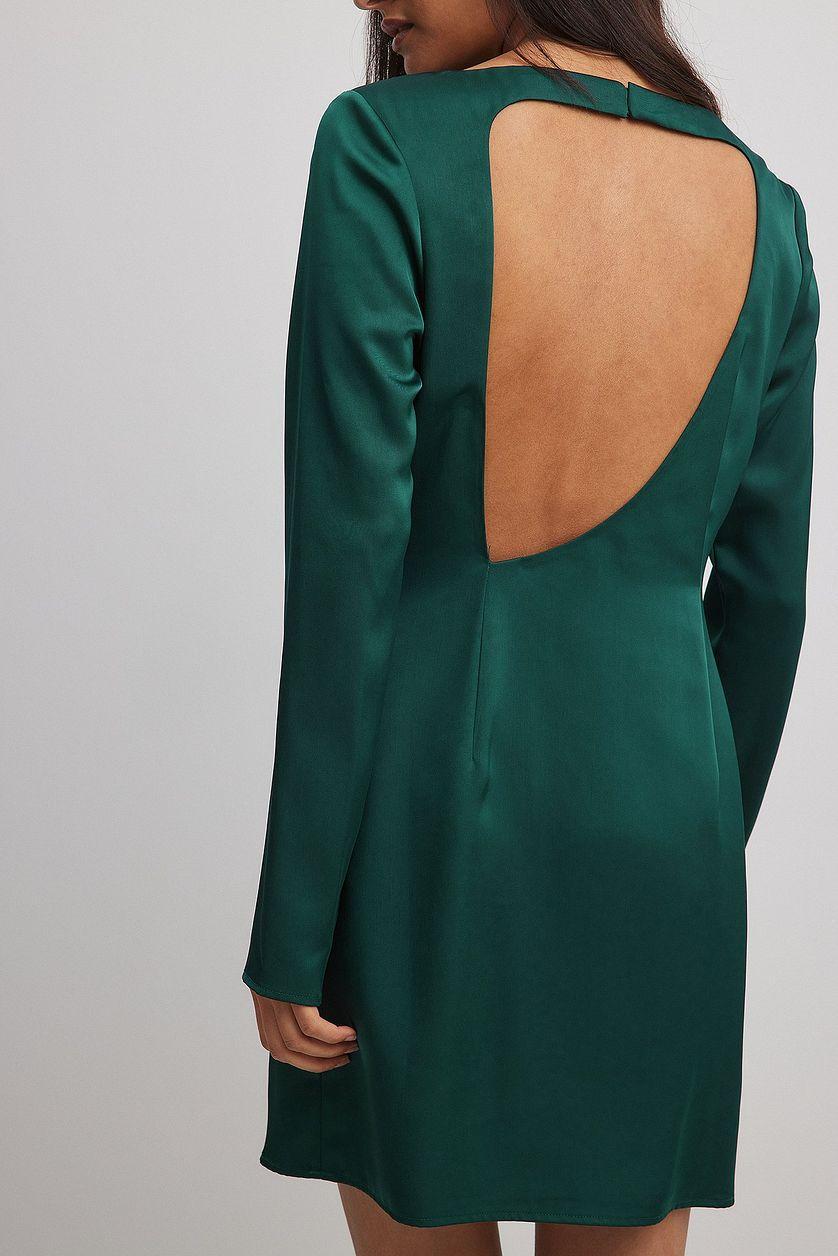 Asymmetric Open Back Mini Dress Product Image