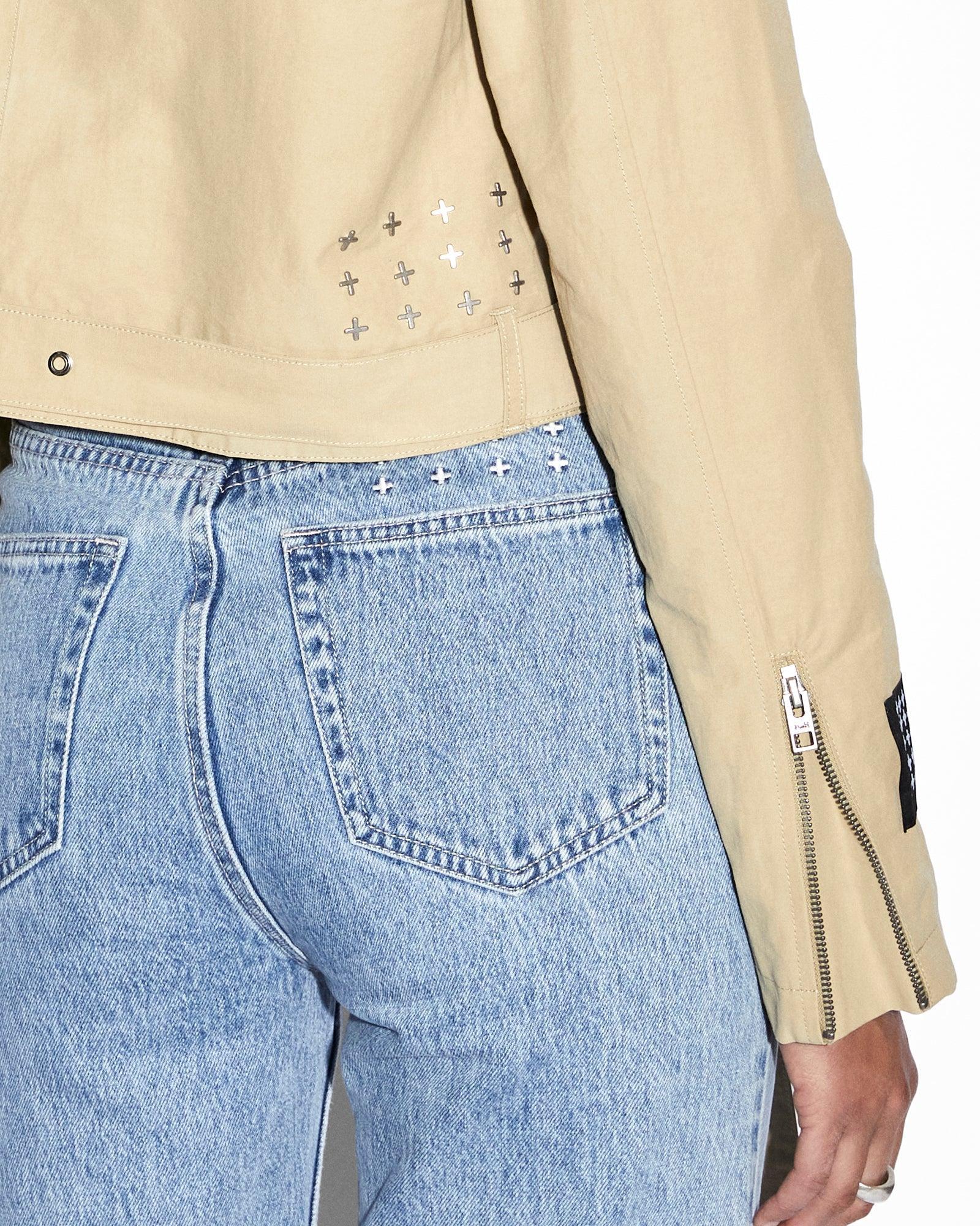 INCOGNITO BIKER/TRENCH KHAKI Female Product Image