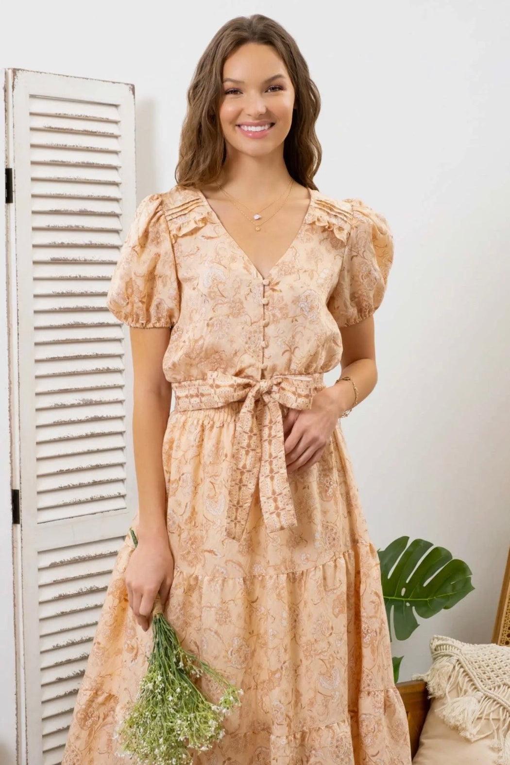 Button Up Floral Top Product Image