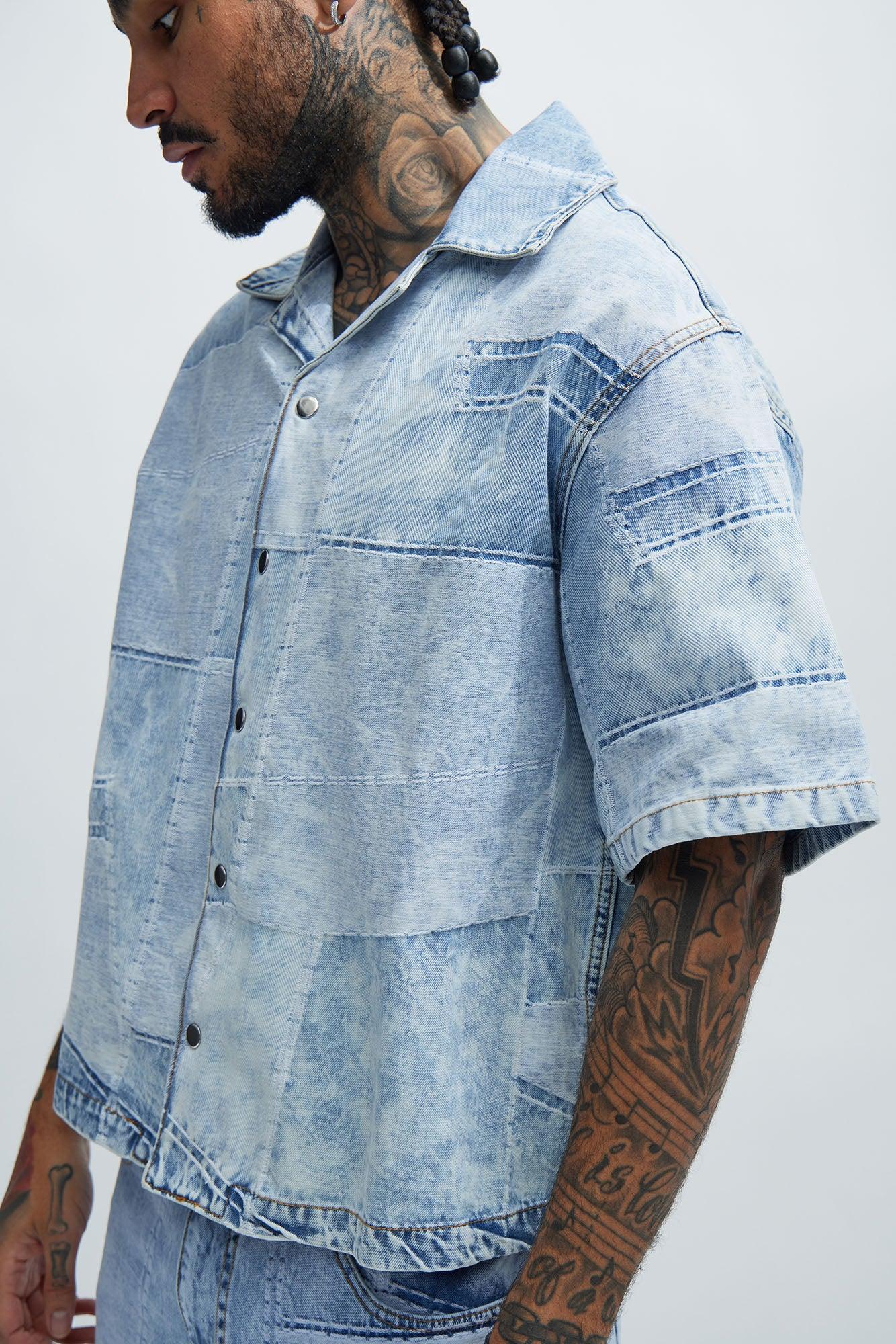 Verdugo Denim Shirt - Light Blue Wash Product Image