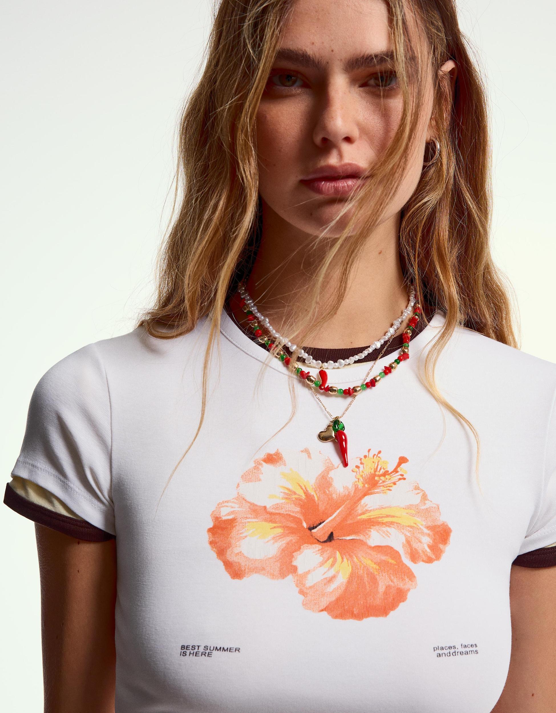 Short sleeve T-shirt with print Product Image