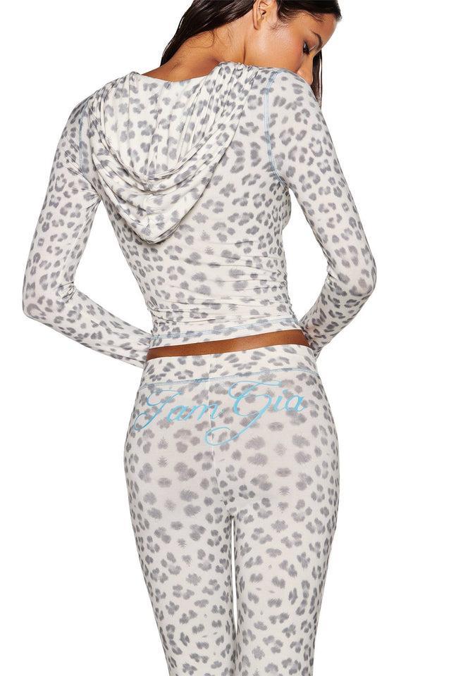 BLARE TRACKPANT - SNOW LEOPARD : WINTER WILD CARD Product Image