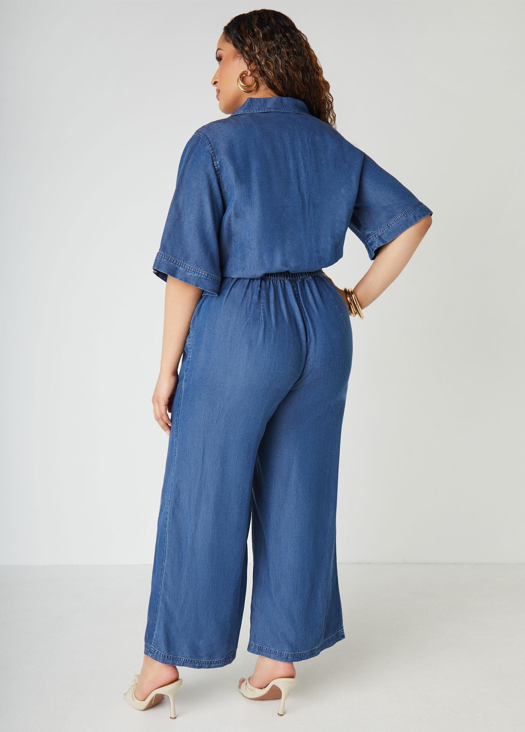 Chambray Utility Jumpsuit Product Image