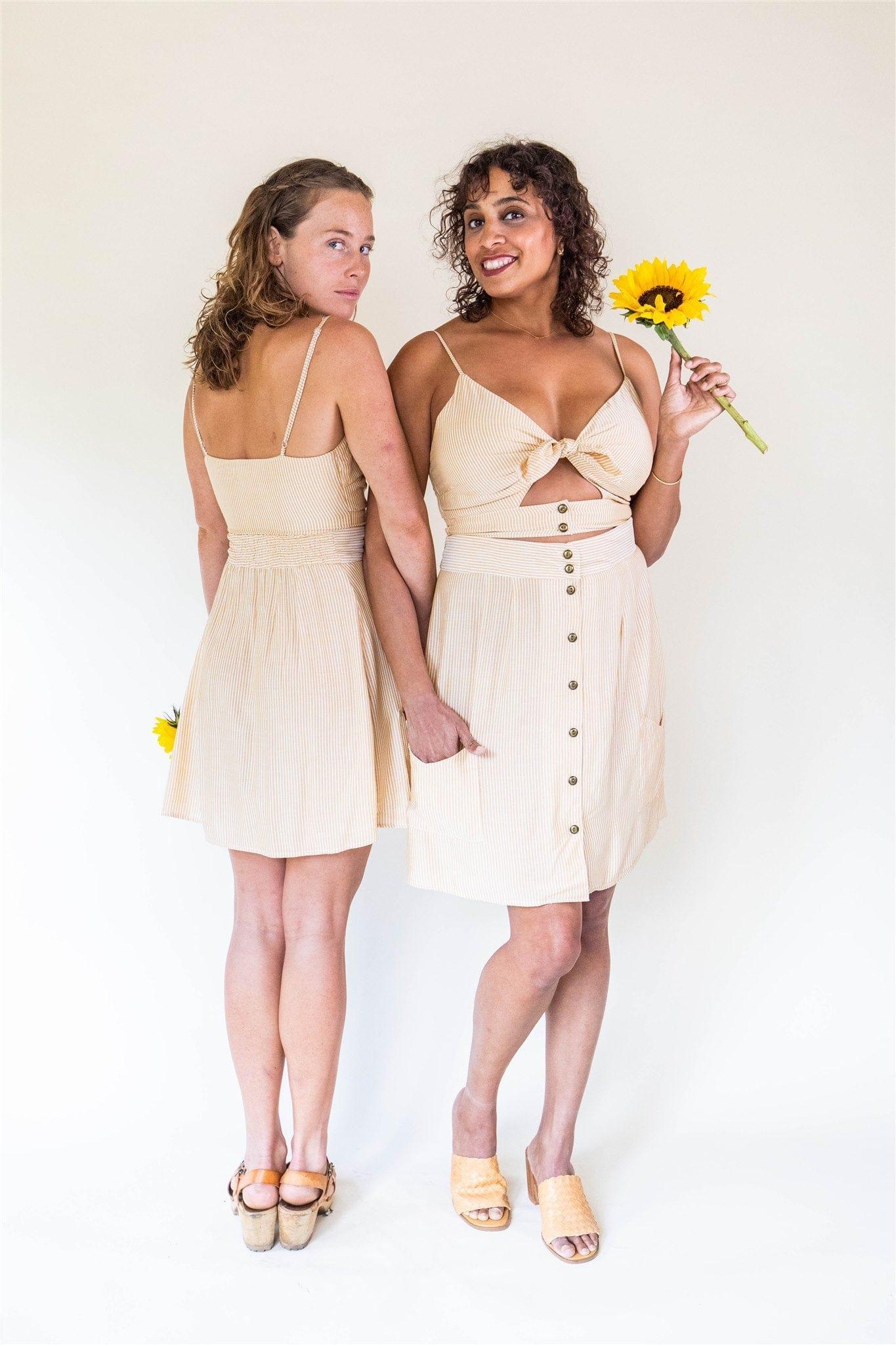 Dee Dee Top in Yellow Stripe Product Image