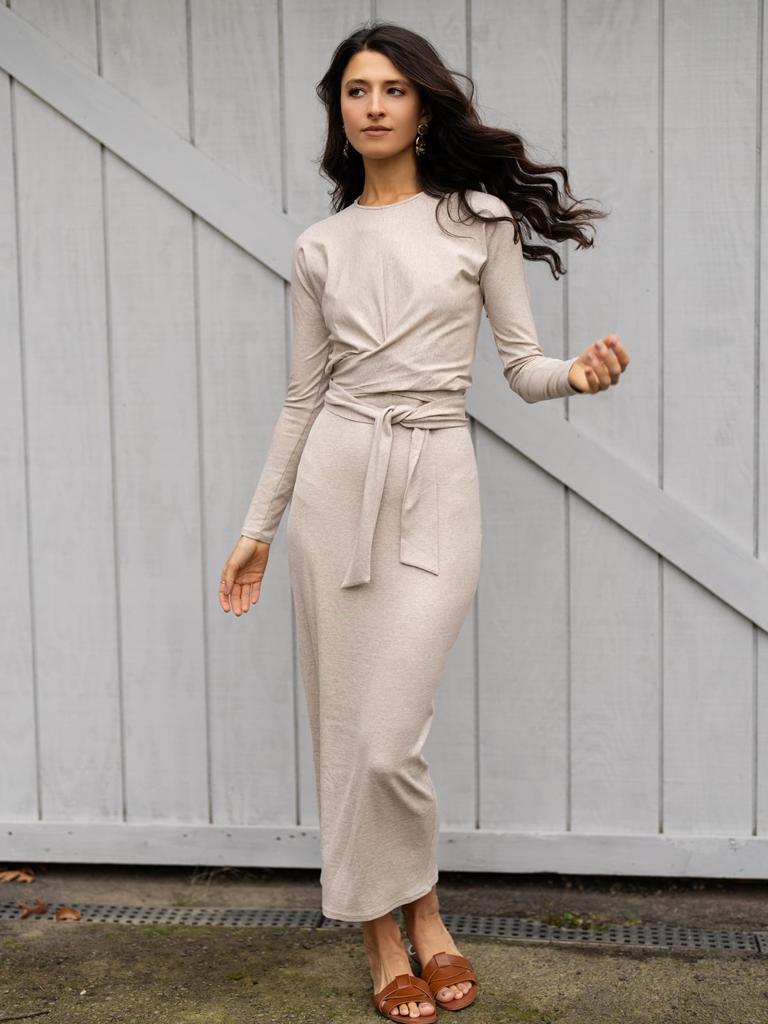 Third by Cee Ribbed Maxi Skirt Product Image