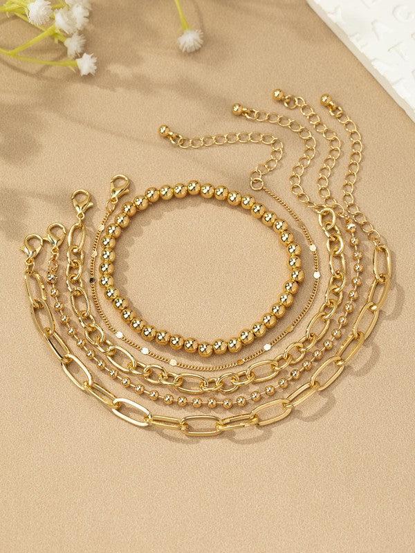 Five Multi Bracelets Set Product Image