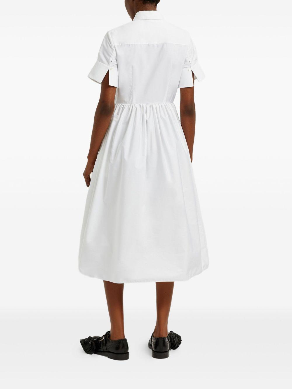 embroidered button-up dress Product Image