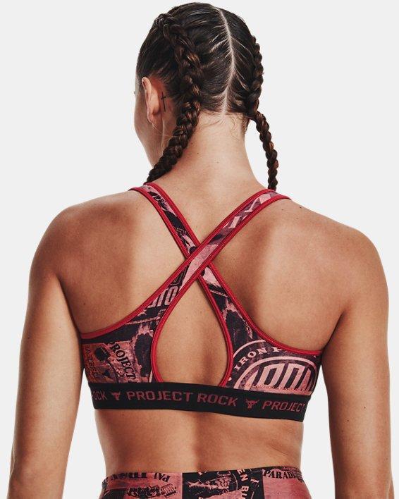 Women's Project Rock Crossback Printed Sports Bra Product Image