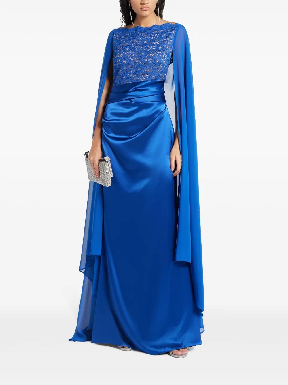 cape-design maxi dress Product Image
