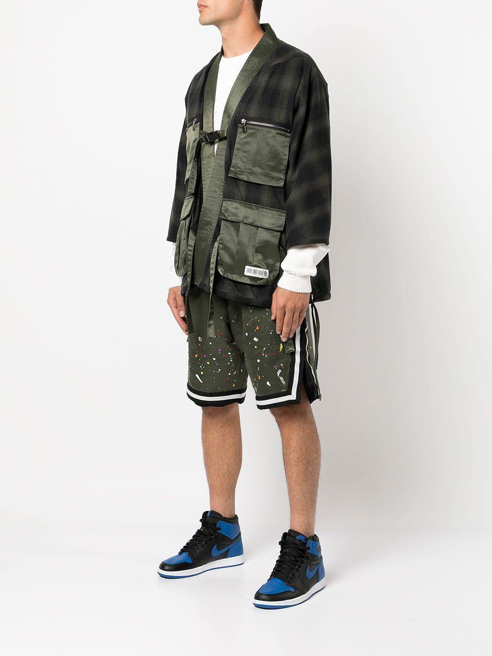 cargo-pocket kimono shirt jacket Product Image