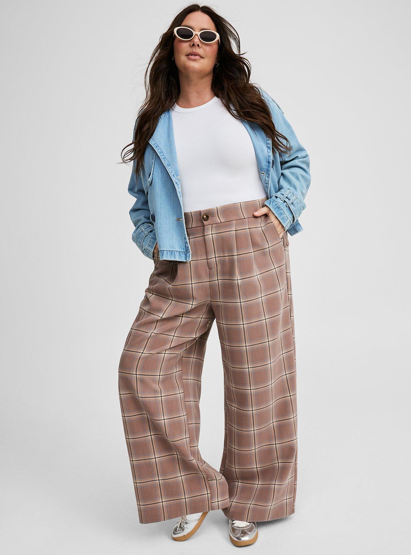 Wide Leg Tailored Twill Pant Product Image
