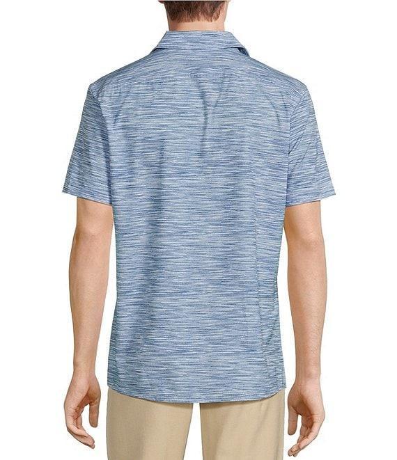 Rowm Rec + Relax Short Sleeve Performance Textured Solid Shirt Product Image