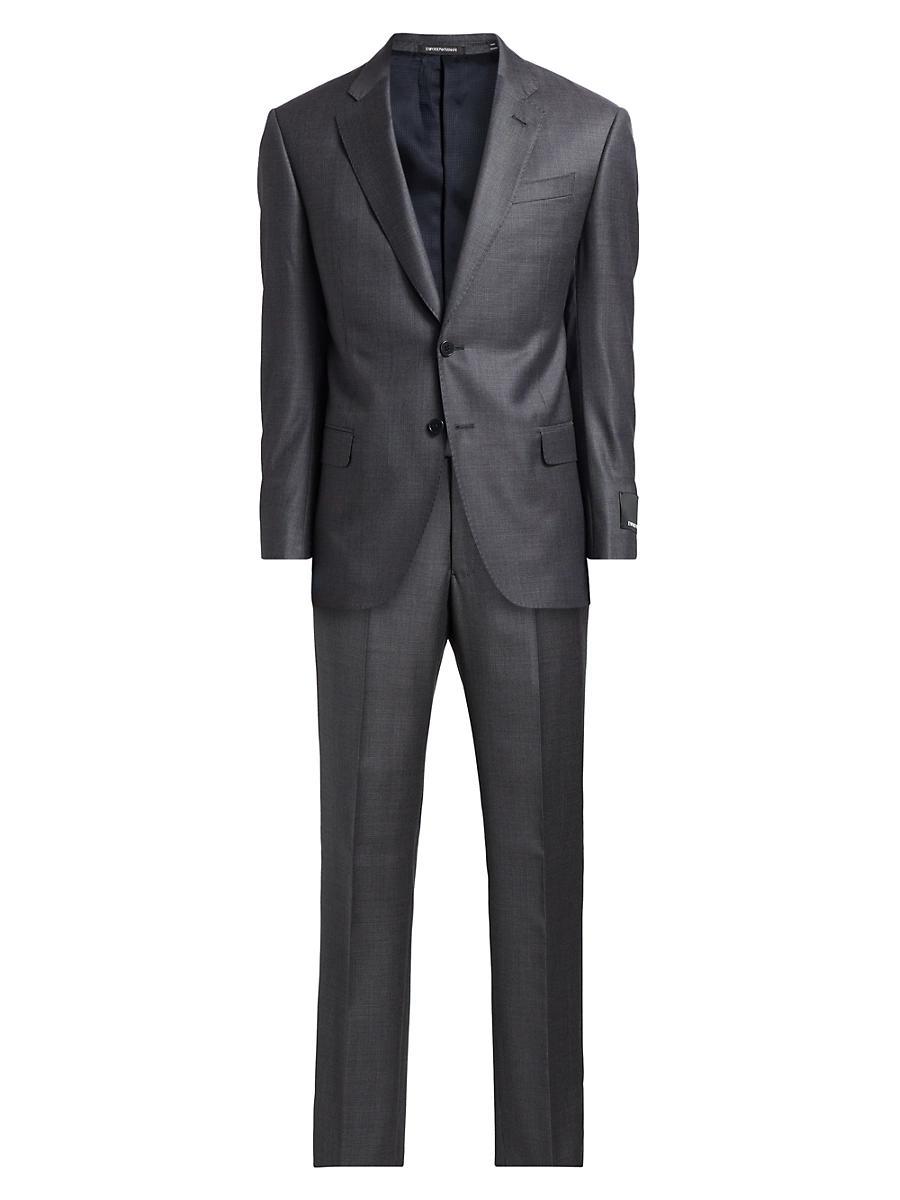 Mens Wool Single-Breasted Suit Product Image