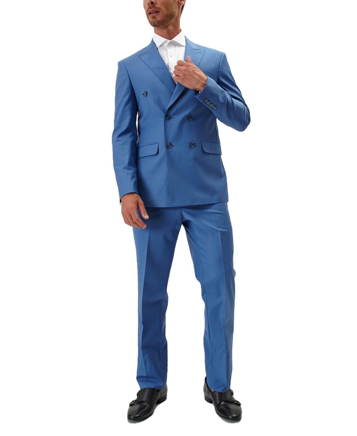 Ron Tomson Mens Modern Double Breasted, 2-Piece Suit Set Product Image