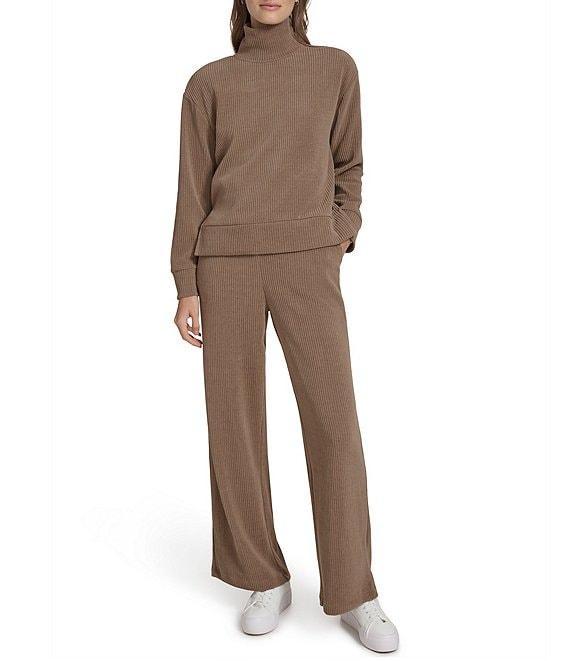 Andrew Marc Sport Luxe Chenille Ribbed Turtleneck Pullover Product Image