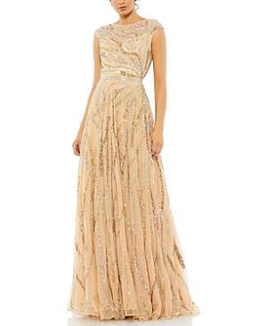 Womens Mac Duggal Embellished A-Line Gown Product Image
