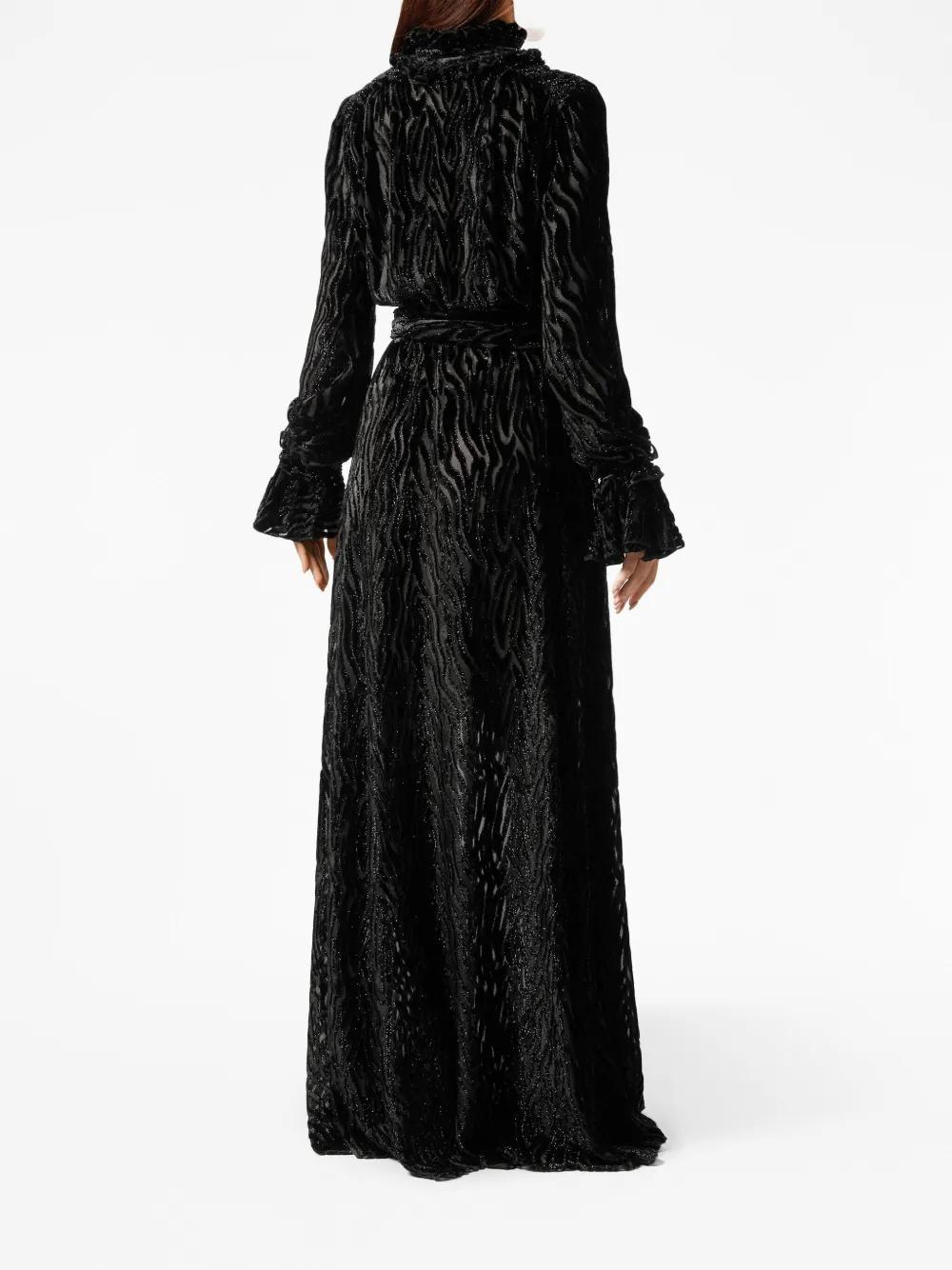 Chiffon Gipsy devoré-effect dress Product Image