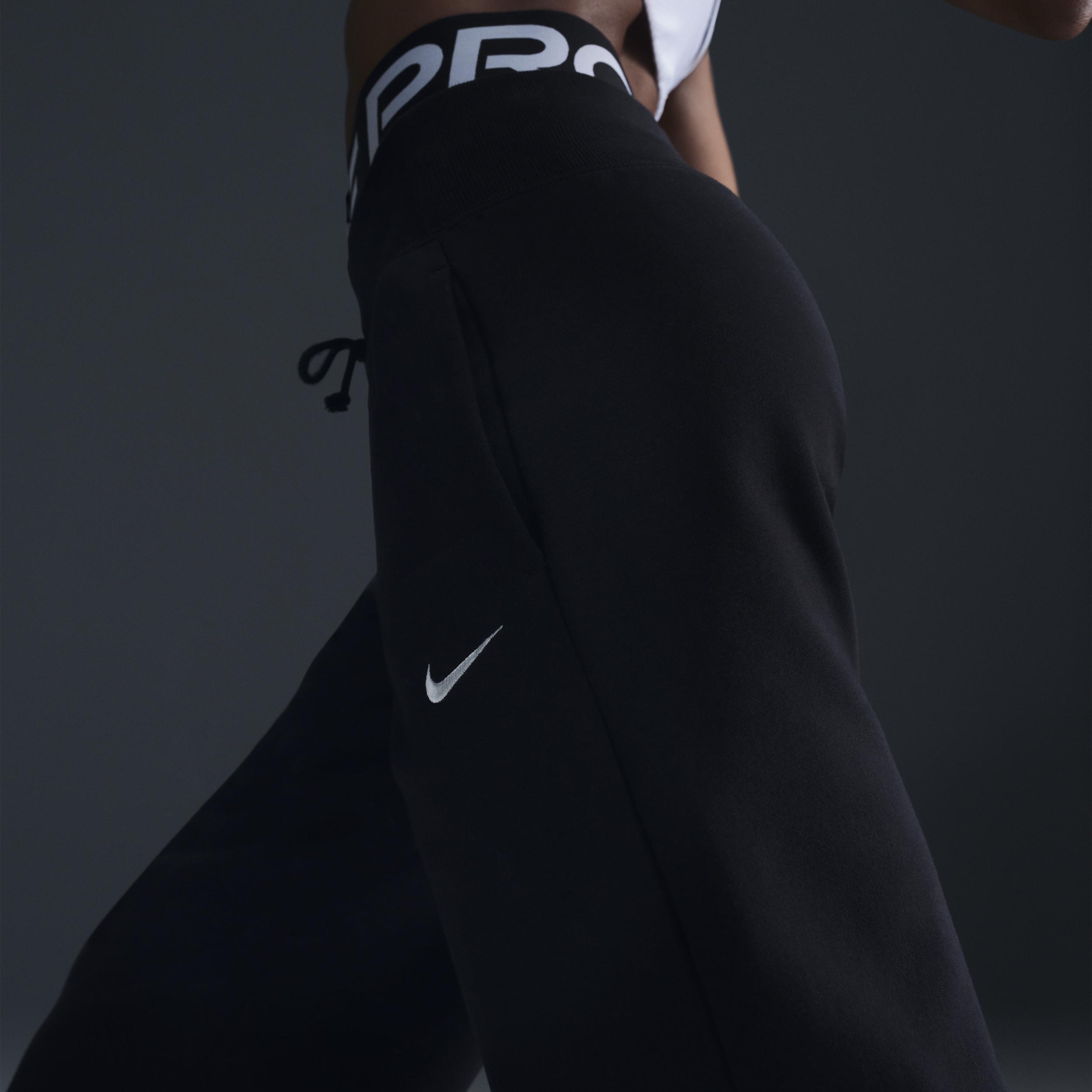 Womens Nike Sportswear Phoenix Fleece High-Waisted Wide-Leg Sweatpants | DQ5615-010 Product Image
