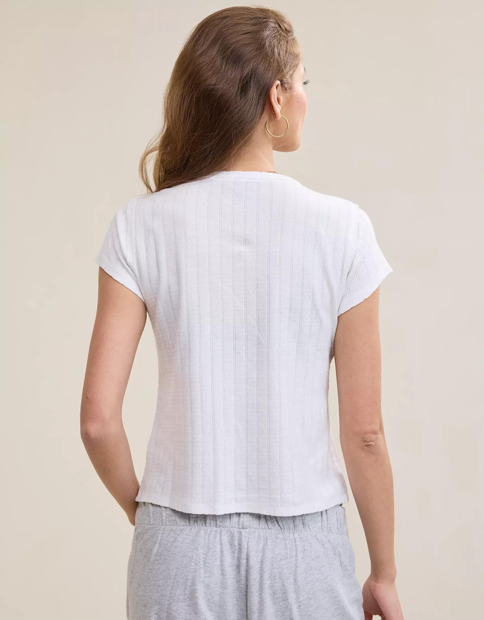 Aerie Pointelle Vintage T-Shirt Product Image