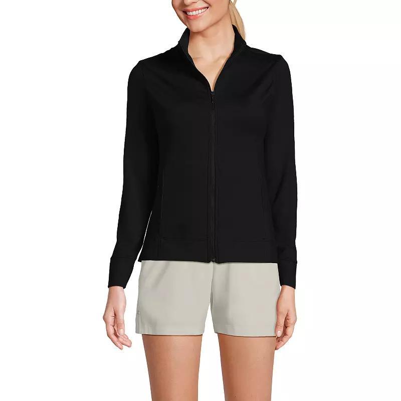 Women's Lands' End Long Sleeve High Impact Front Zip Jacket,  Product Image