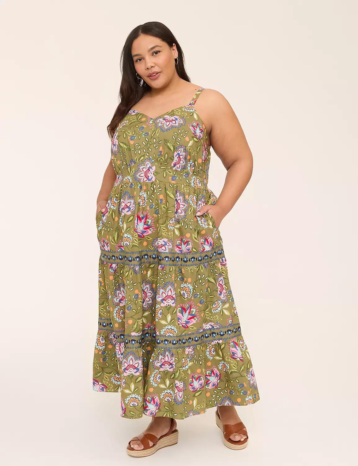Shirred-Bodice Maxi Dress Product Image