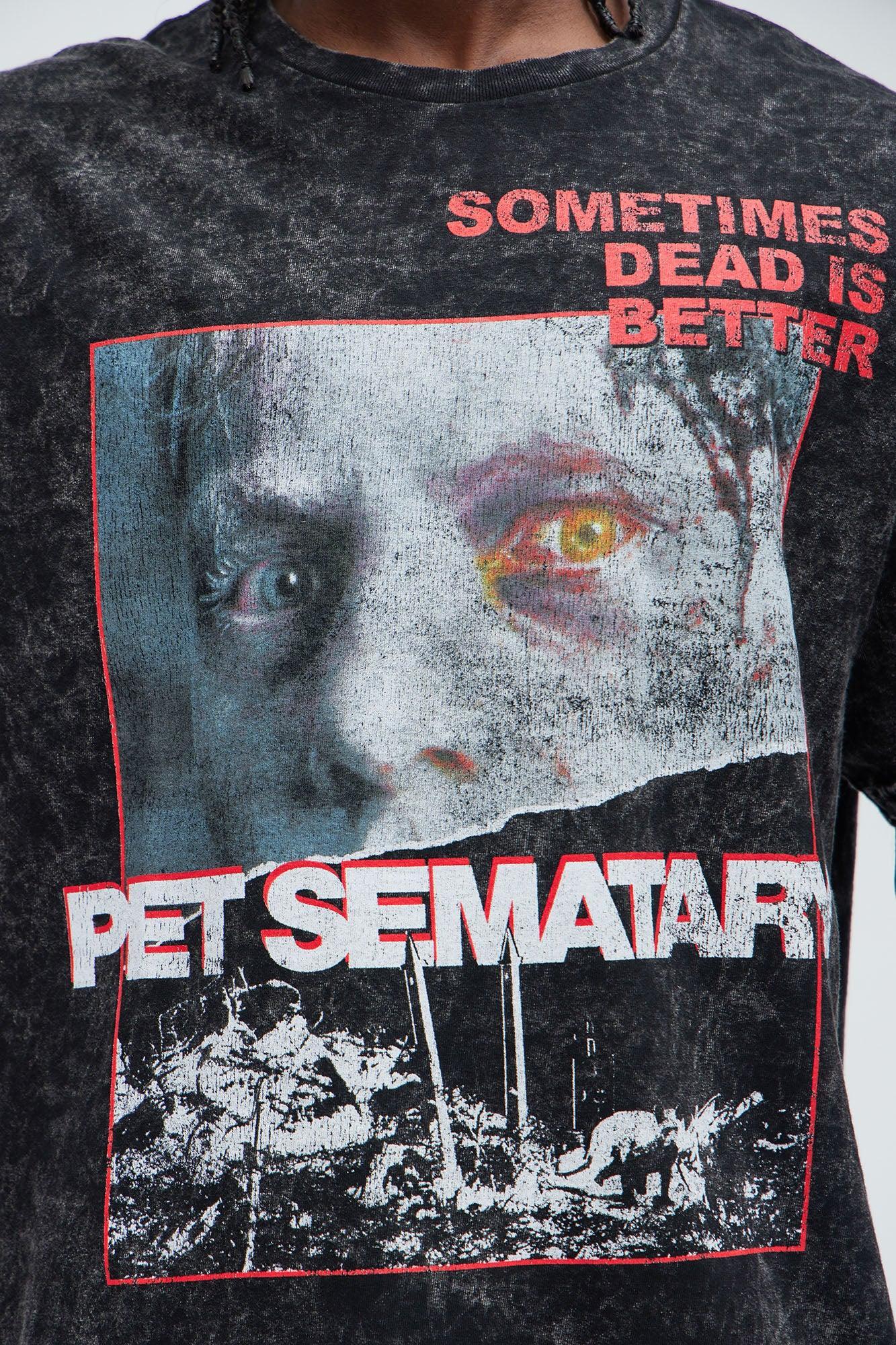 Pet Sematary Oversized Short Sleeve Tee - Black Product Image