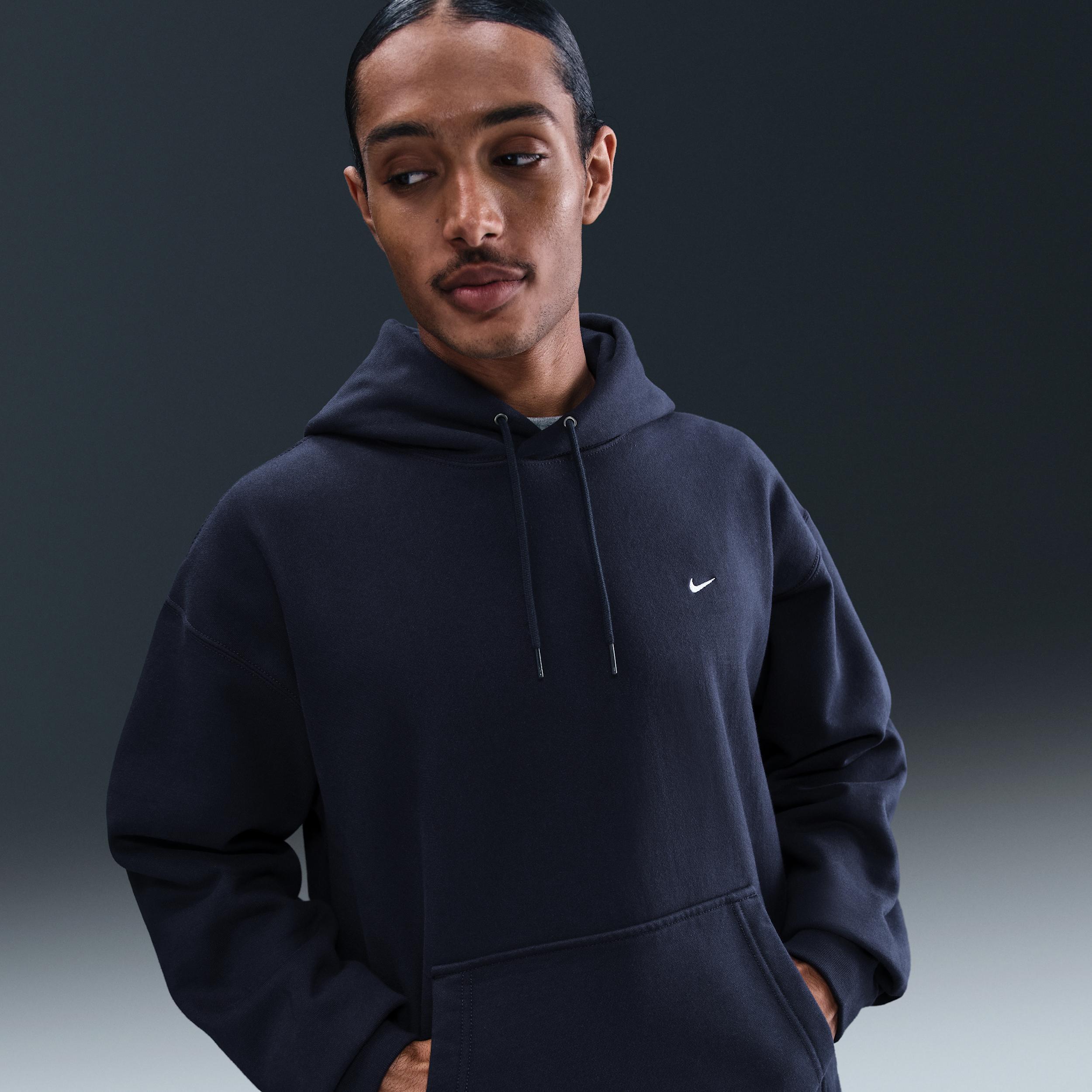 Nike Mens Solo Swoosh Pullover Hoodie | HV0891-133 Product Image