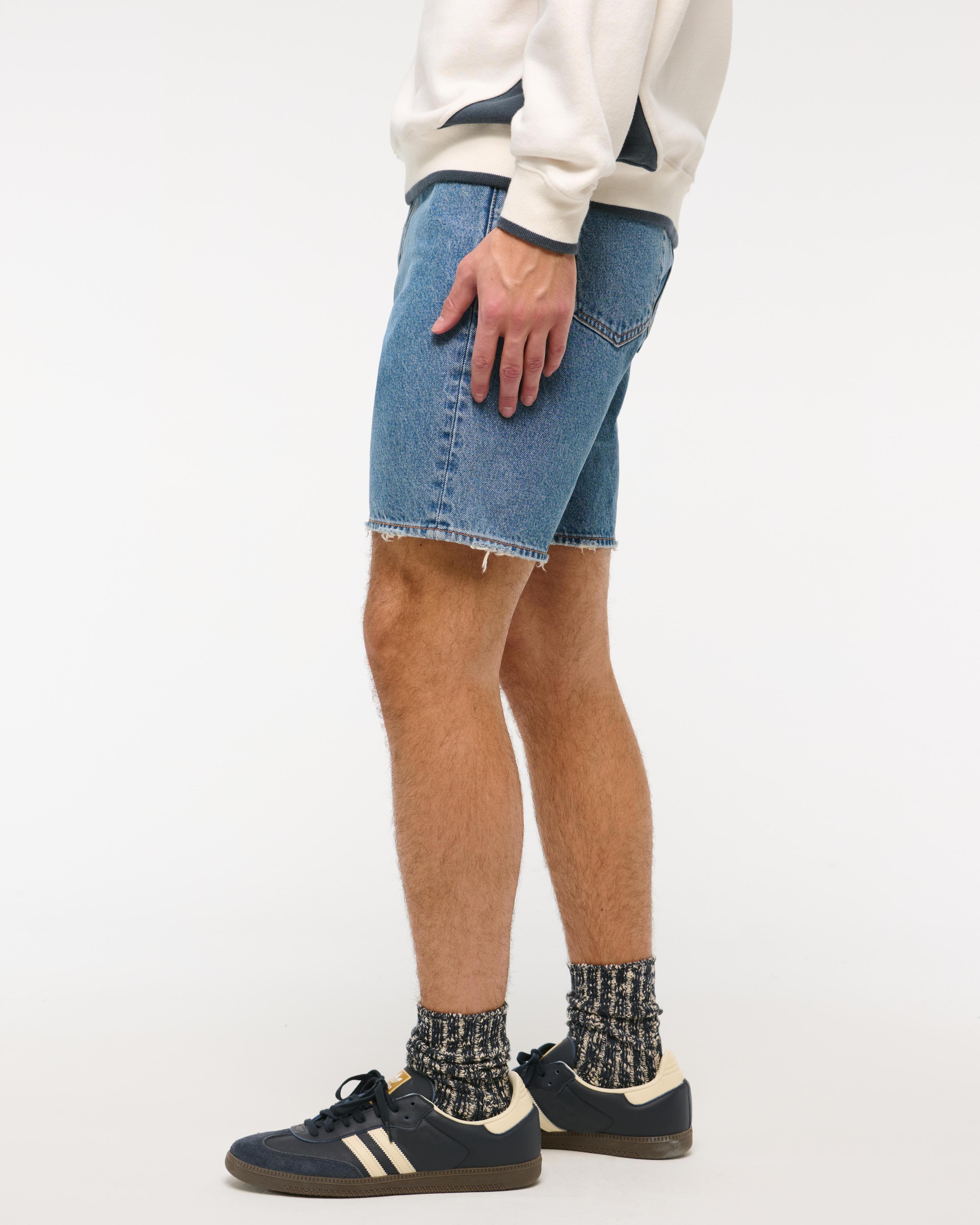 Loose Denim Short Product Image