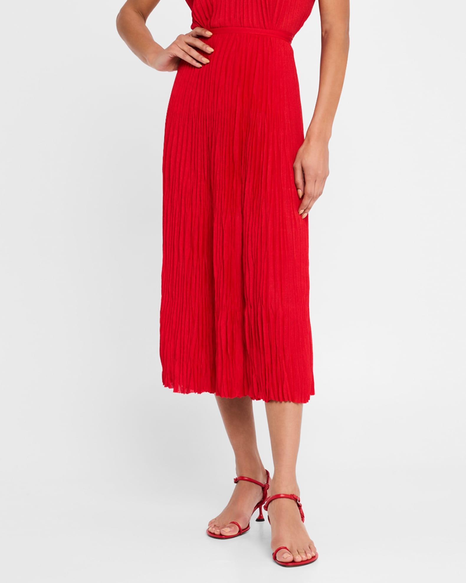 Rosalyn Pleated Jersey Skirt Product Image