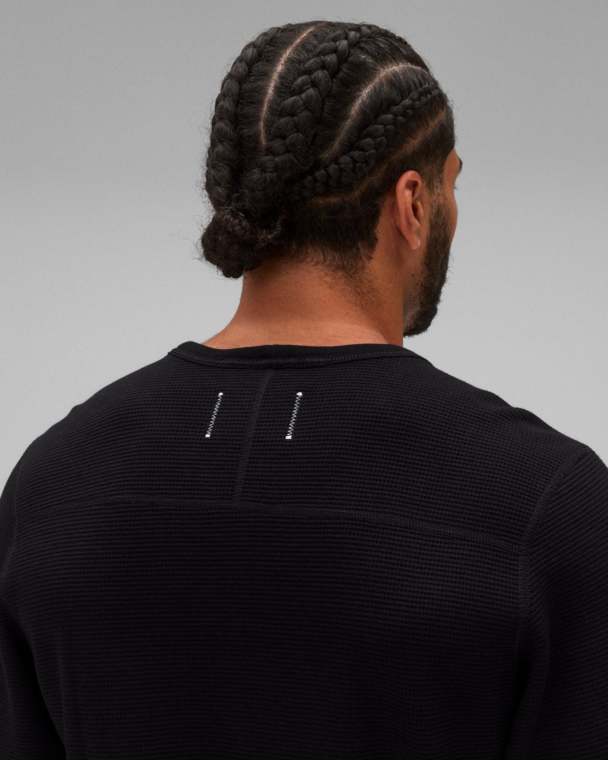 Lightweight Waffle Standard Long Sleeve Male Product Image