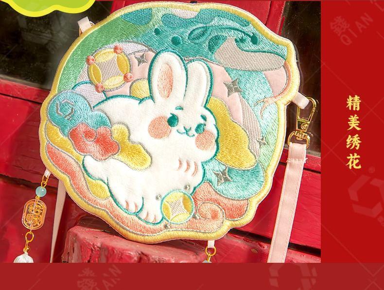 Rabbit Tasseled Crossbody Bag Product Image