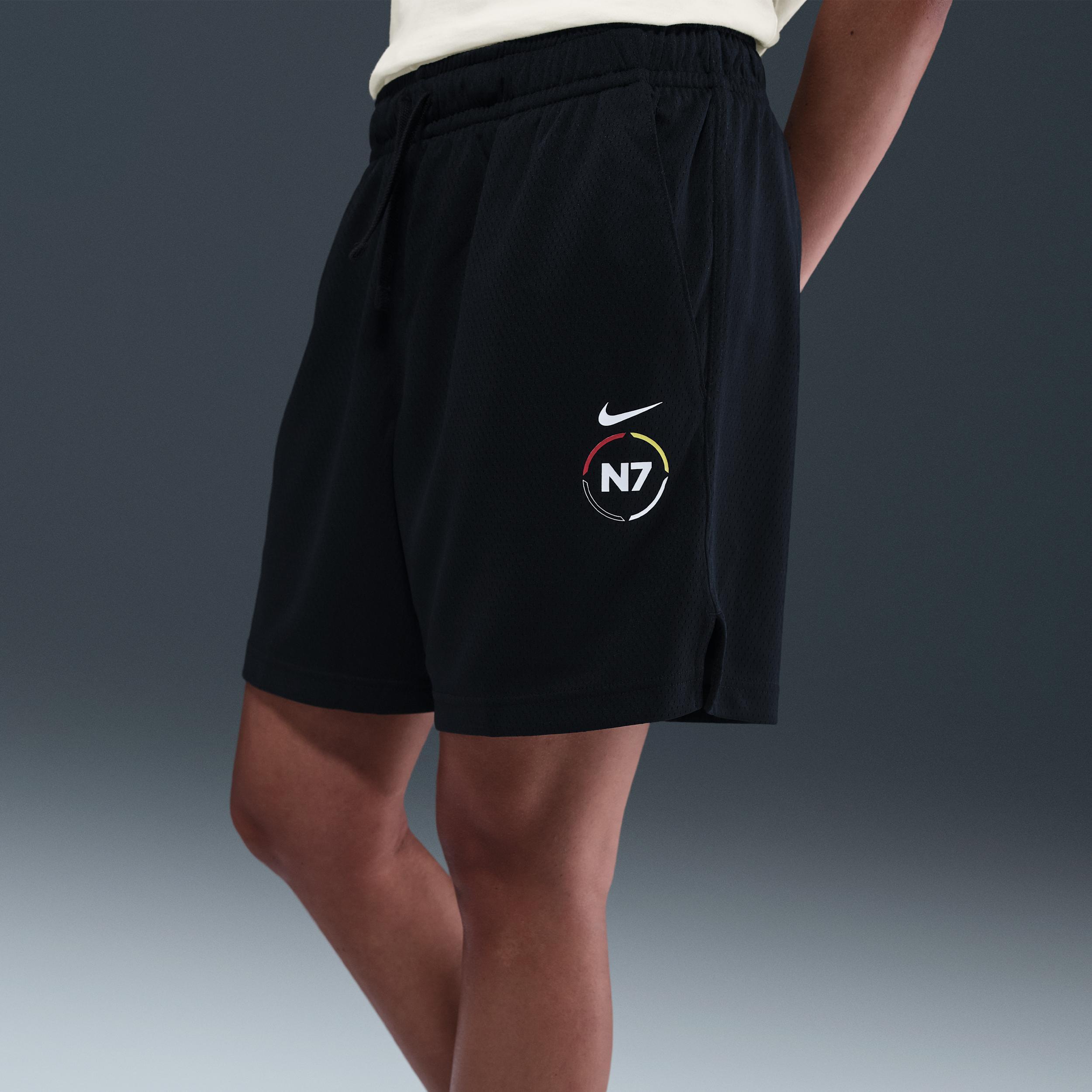 Nike Mens Club N7 Mesh Flow Shorts | IB8549-010 Product Image