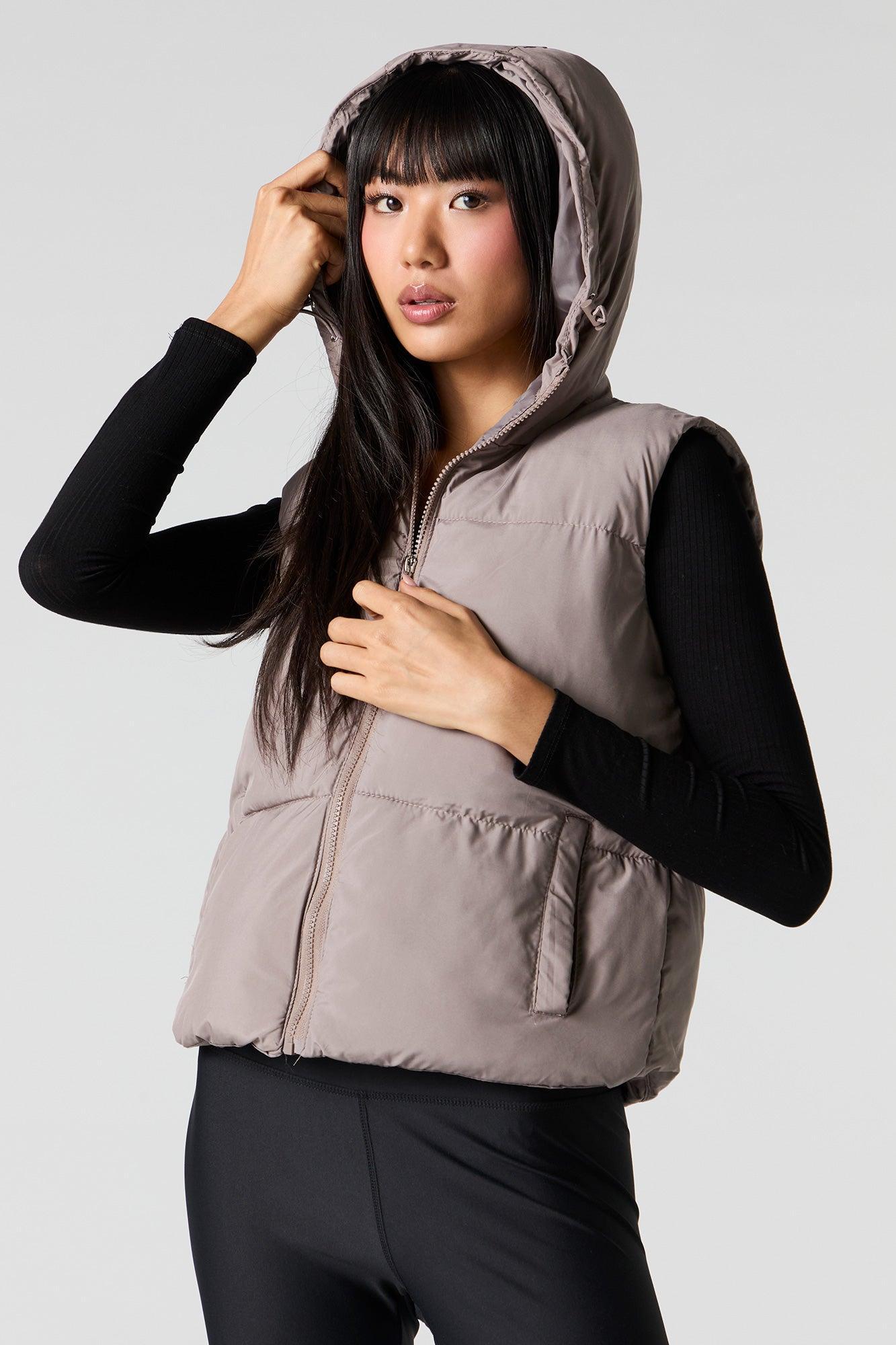 Hooded Puffer Vest Female Product Image