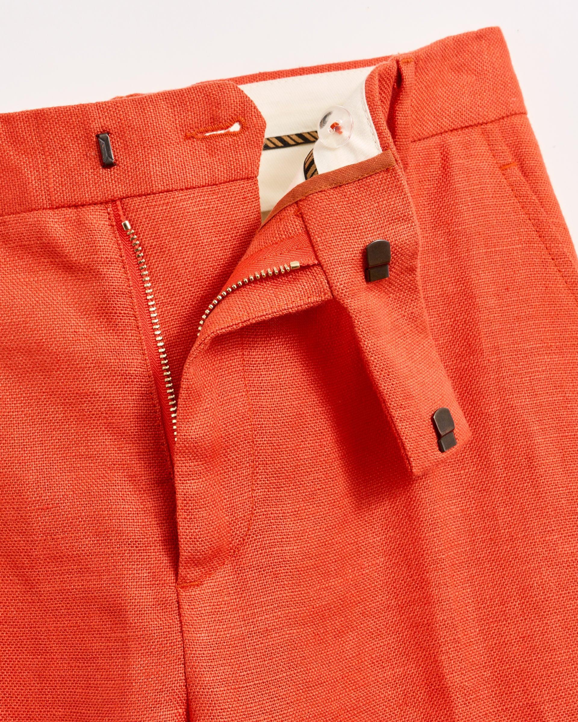 Wide Leg Flat Front Trouser -  Product Image