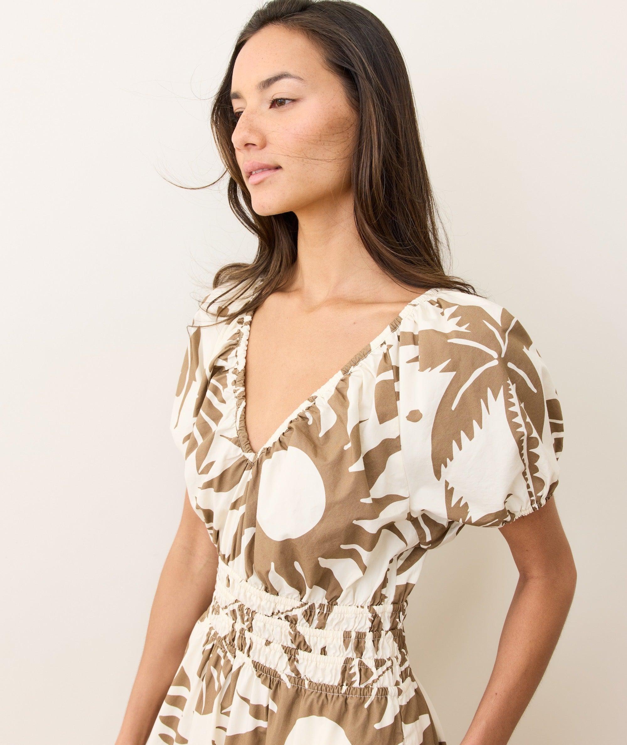 Emery Poplin Midi Dress Product Image