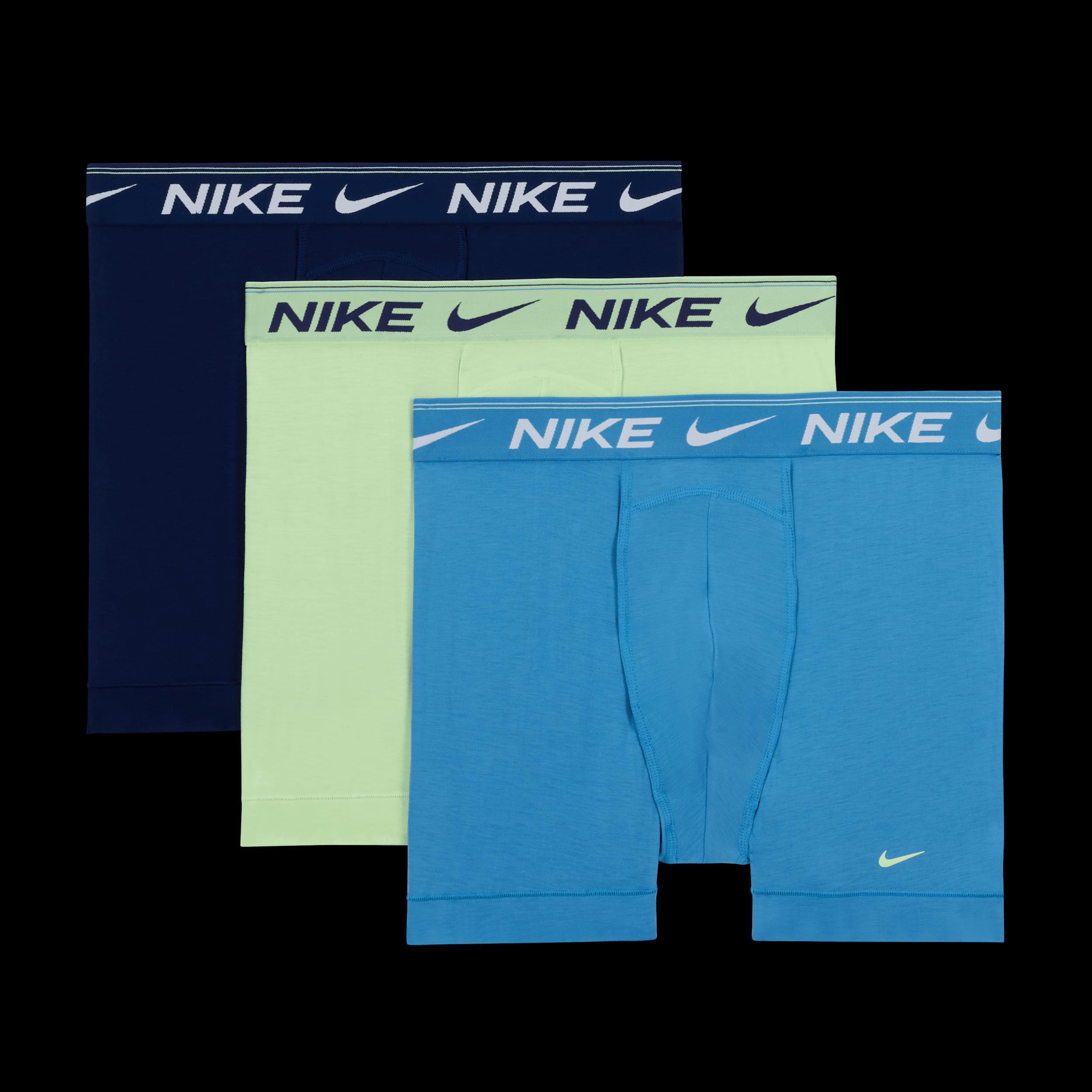 Nike Mens Dri-FIT Ultra Comfort Boxer Briefs (3-Pack) | KE1257-421 Product Image