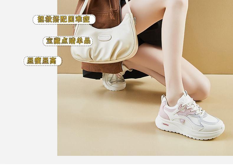 Lettering Platform Sneakers Product Image