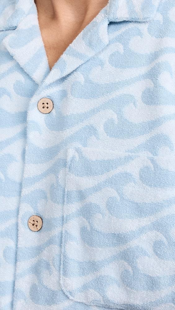 Faherty Cabana Towel Terry Shirt | Shopbop Product Image