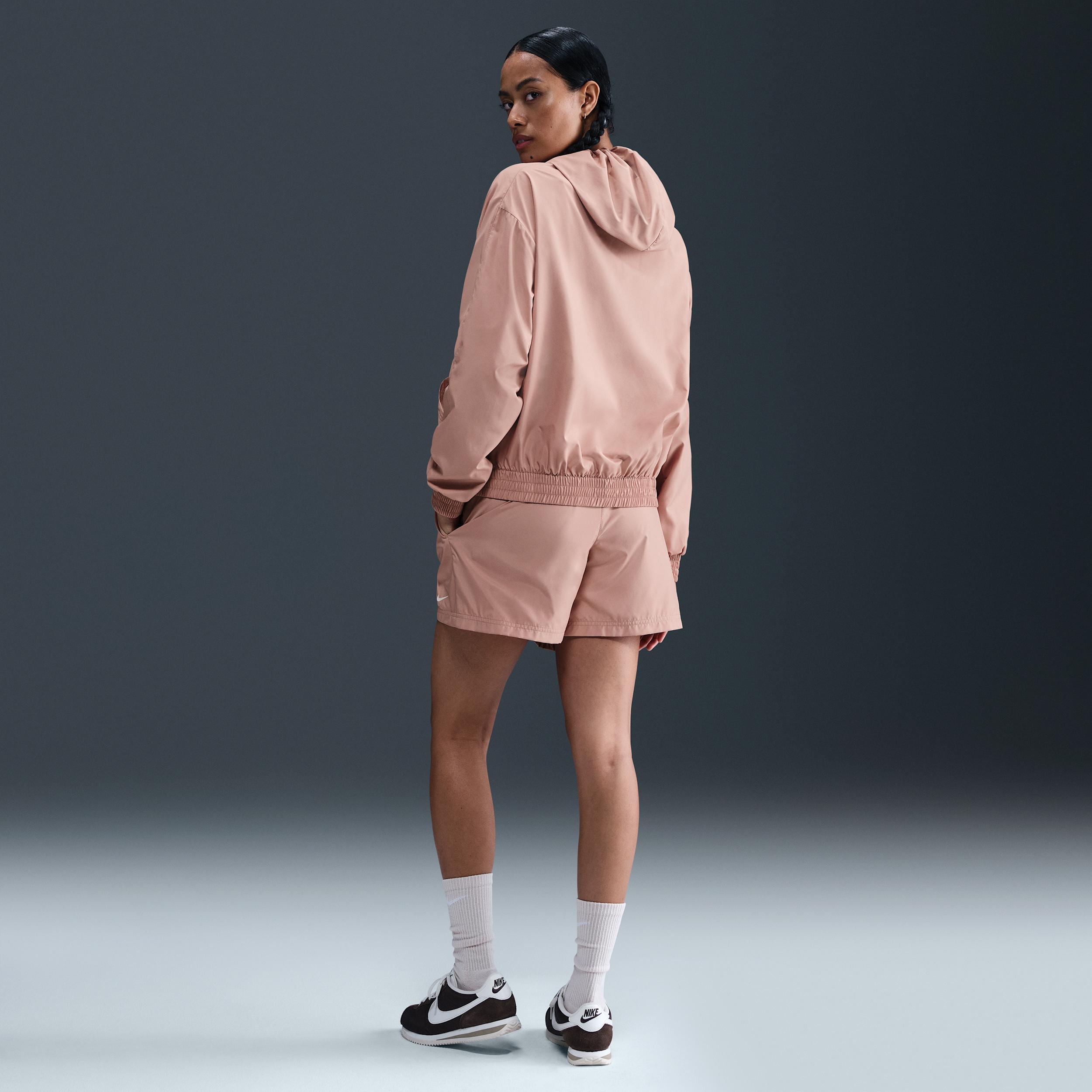 Womens Nike Sportswear Classic Wovens Mid-Rise Shorts | FV7557-624 Product Image