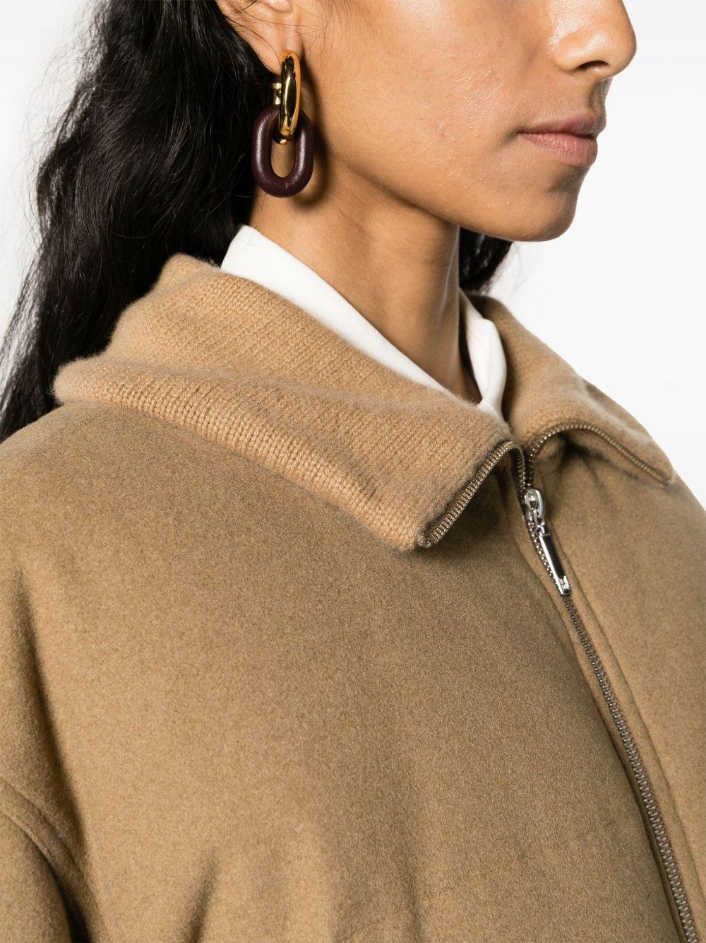 flannel puffer jacket Product Image