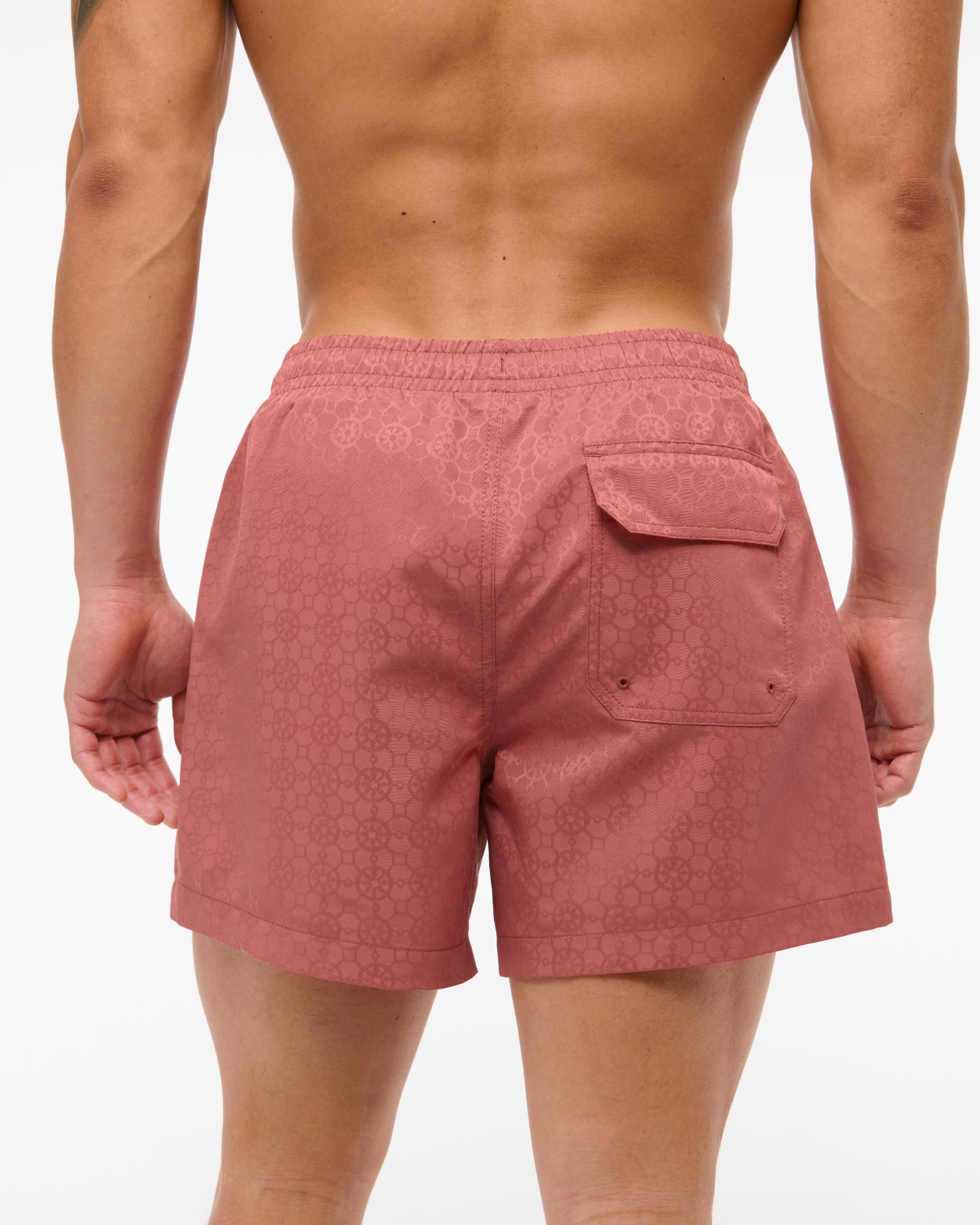 Pull-On Micro-Seersucker Swim Trunk Product Image