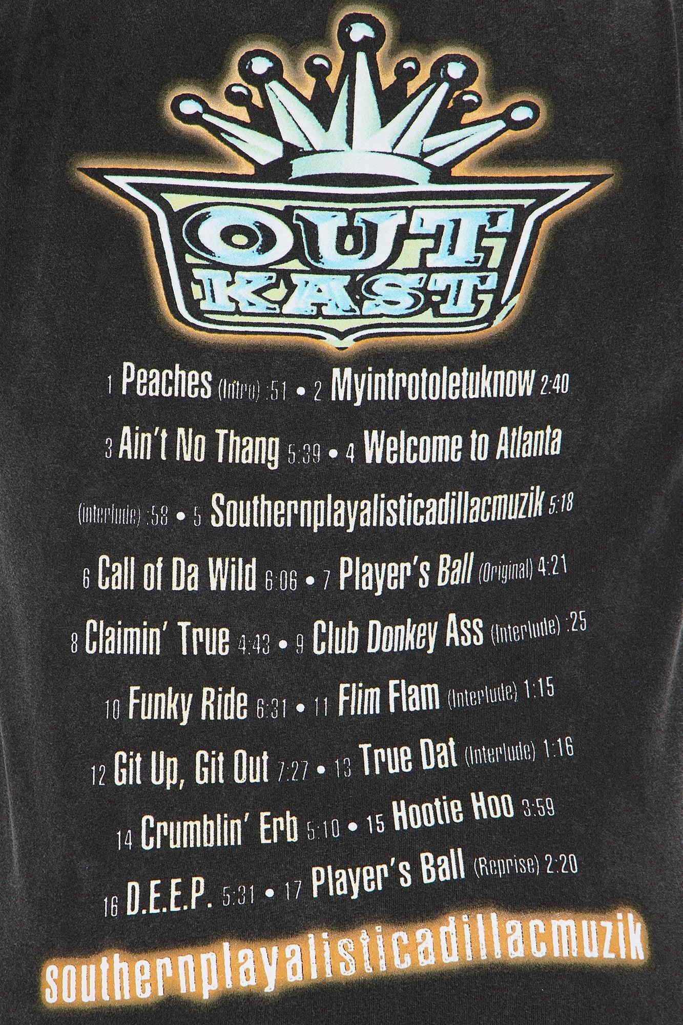 Outkast Washed Front and Back Tee - Black Female Product Image