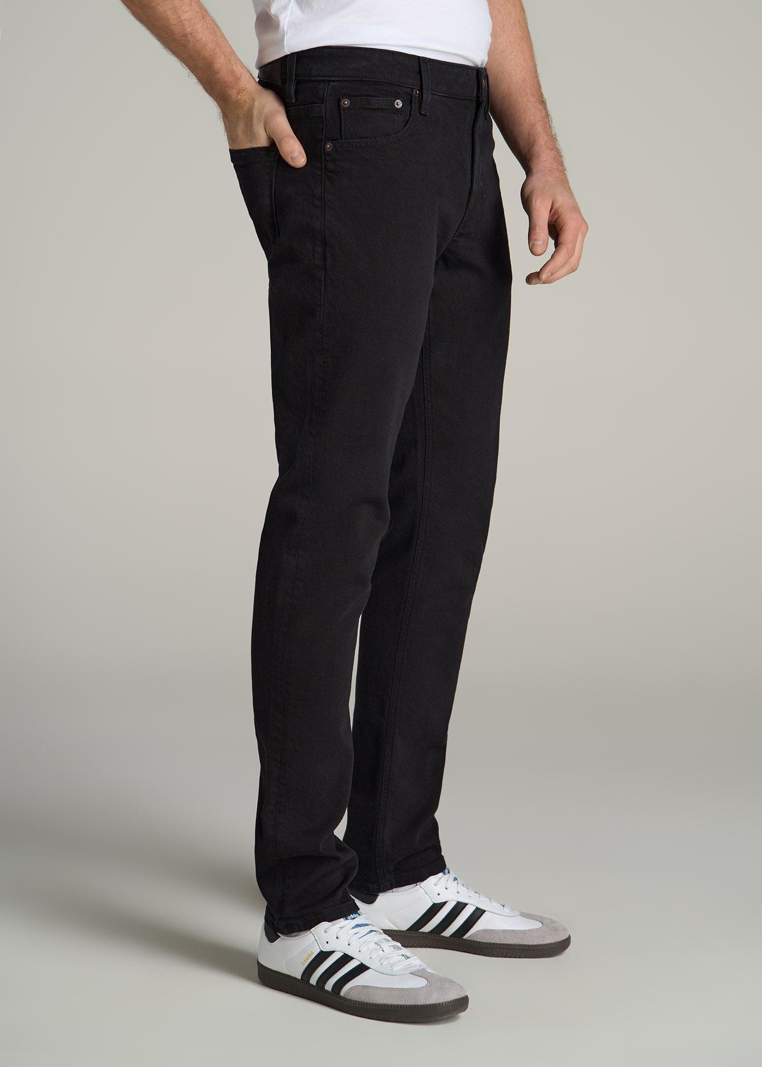 Americana Collection Carman Tapered Fit Jeans For Tall Men in Lark Black Male Product Image