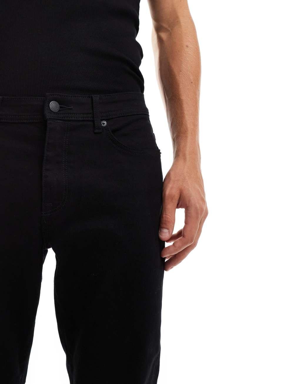 River Island skinny jeans in black Product Image