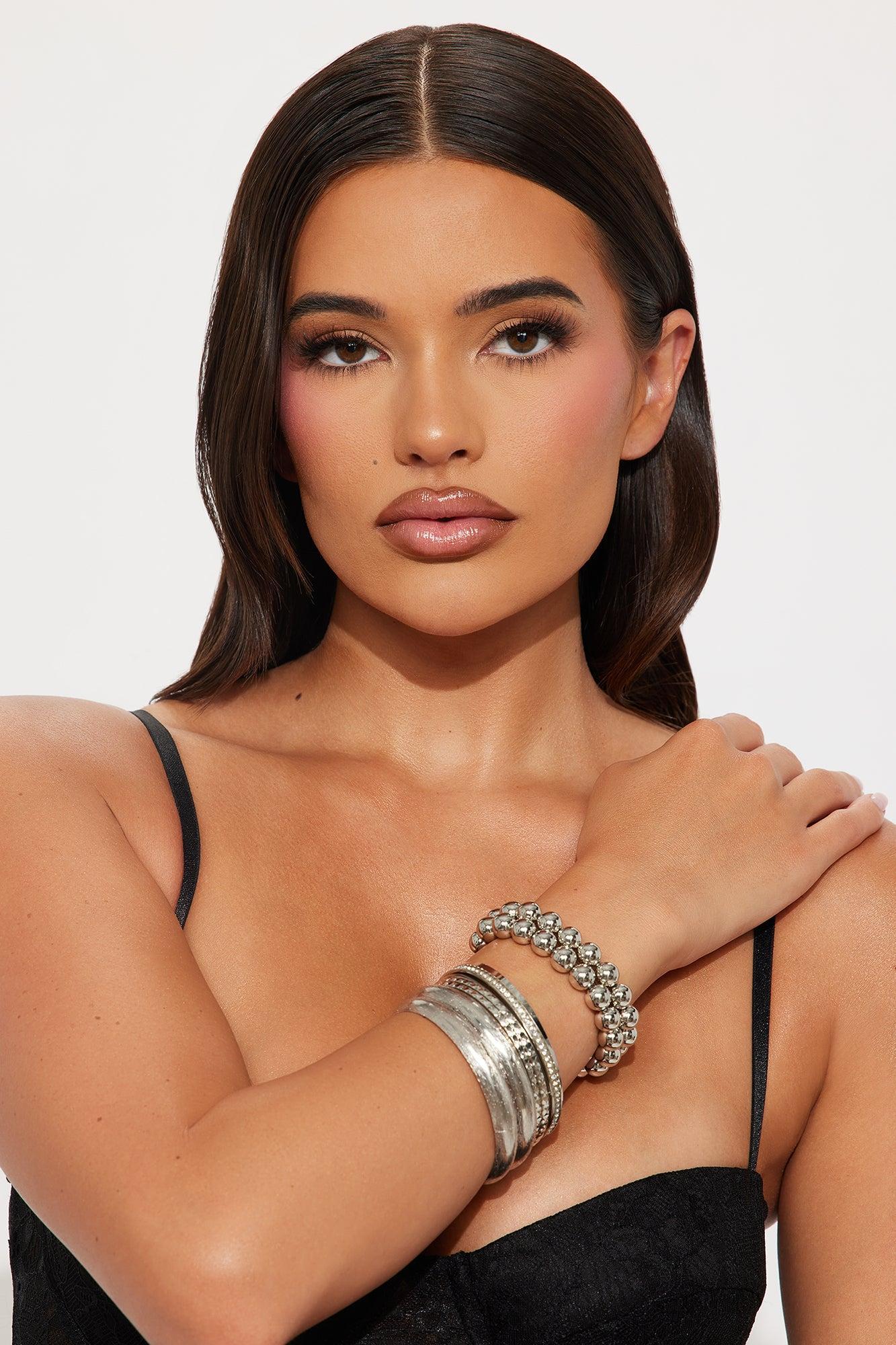 Kyle 9 Piece Multi Bracelet Set - Silver Female Product Image