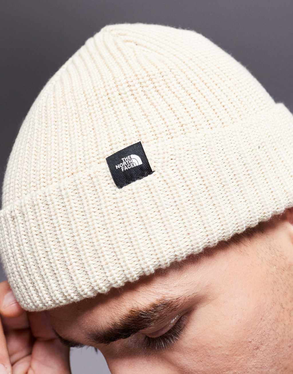 The North Face Fisherman beanie in gravel beige Product Image