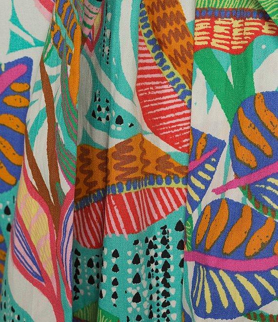 Vince Camuto- V Neck Short Sleeve A-Line Dress Product Image