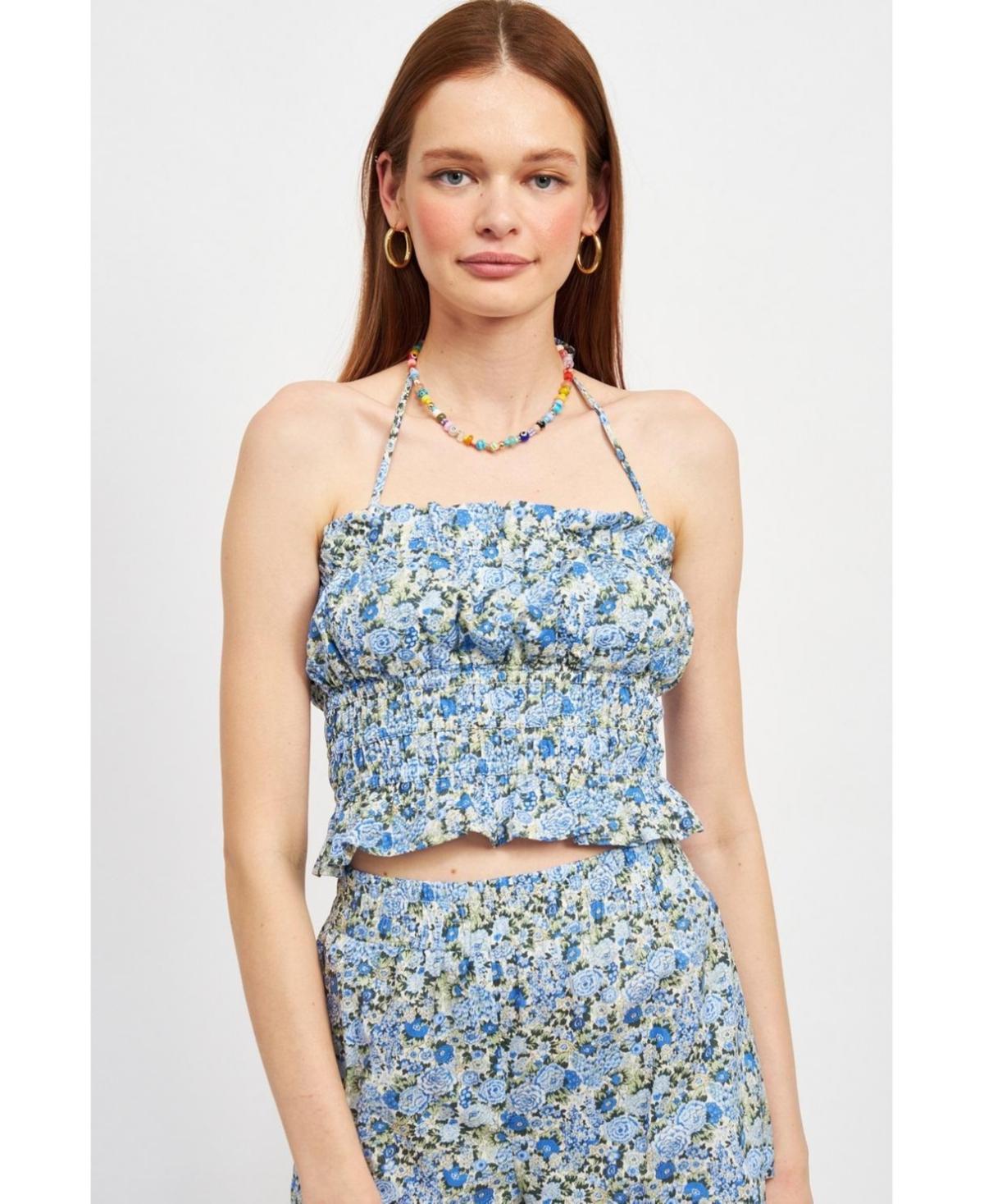 Emory Park Womens Vera Halter Neck Top Product Image