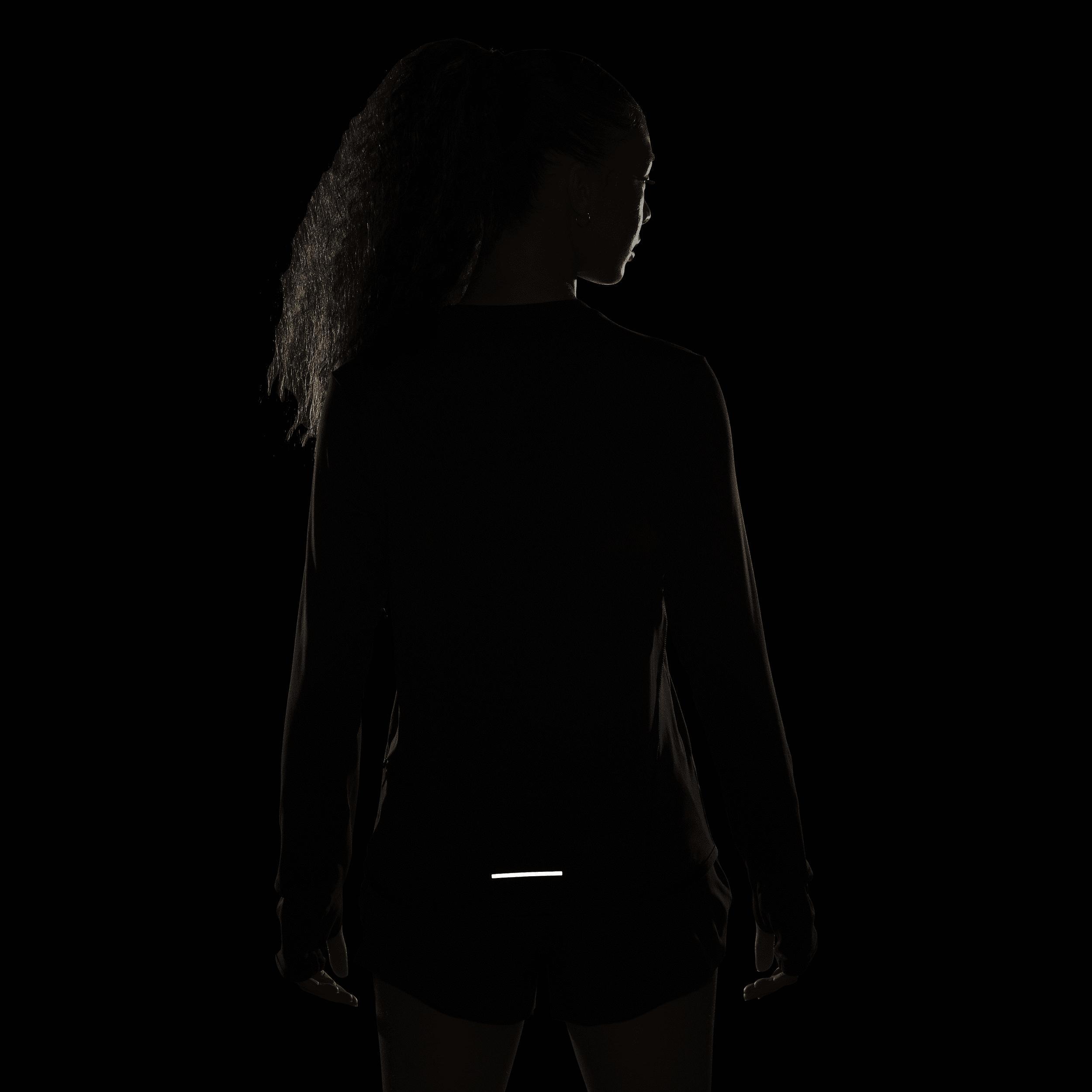 Nike Womens Dri-FIT Swift Element UV Crew-Neck Running Top | FB4297-010 Product Image